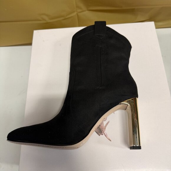 Jessica Simpson Women's Xovira Mid Calf Boot Black Size 8.5 NEW - Picture 2 of 9